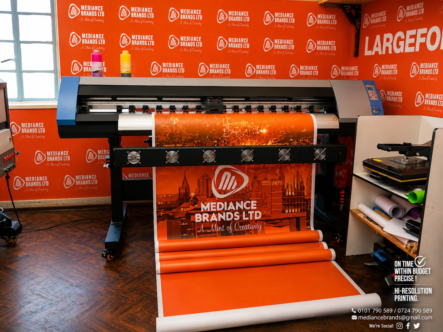 Mediance Brands branding and printing workshop in Nairobi